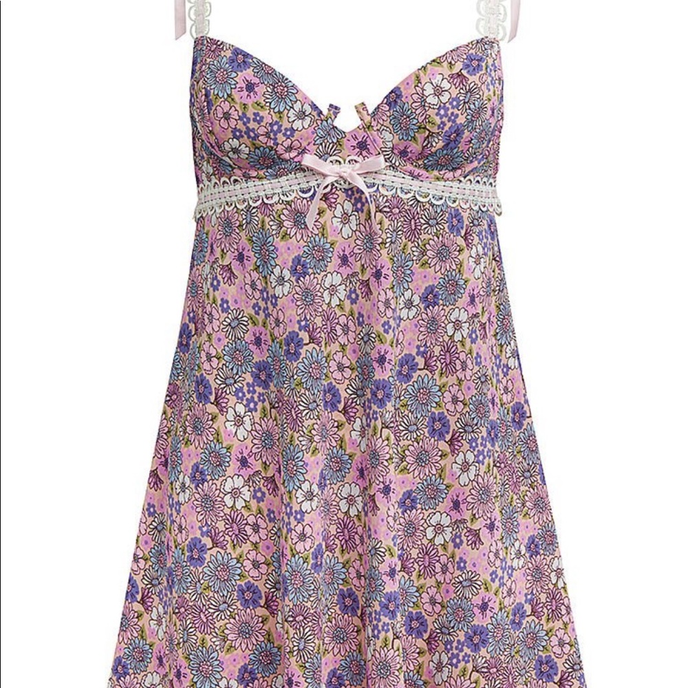 FOR LOVE & LEMONS Willow Floral Slip Dress - Picture 9 of 10